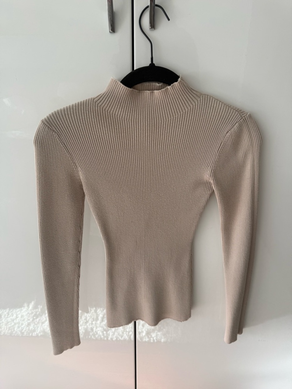 Misguided raw hem turtleneck sweater